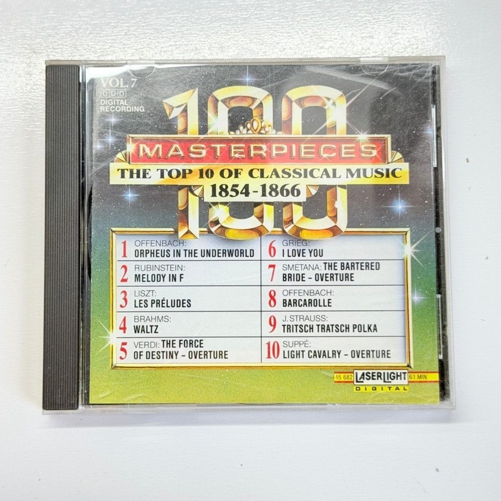 100 Masterpieces Vol 7 Top 10 Classical Music 1854-1866 CD Laserlight 1991 15682